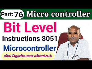 Bit Level Instructions in 8051 Microcontroller