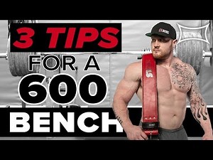 How To Bench 600lbs | 3 Tips For Massive Gains! Ft. Steve Gentili