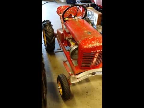 1958 Copar Panzer T50 T-50 Garden Tractor Project Part 17 "Running"