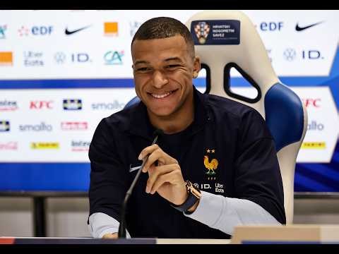 EN DIRECT : MBAPPÉ en conférence de presse avec l’ÉQUIPE DE FRANCE avant FRANCE - BRÉSIL