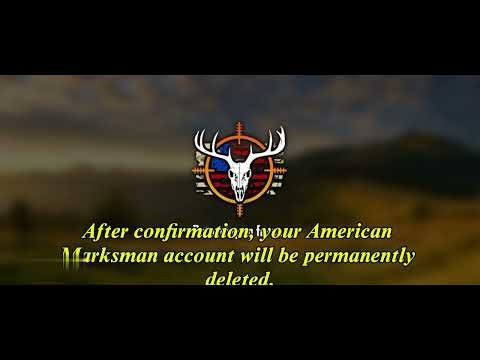 How to Delete your Account in American Marksman