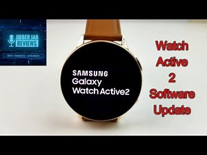Galaxy Watch Active 2 - Software Update for GPS, Battery and Virtual Bezel! - Jibber Jab Reviews!