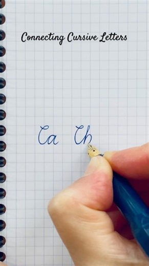 How to Connect Cursive Letters | cursive handwriting | alphabet | howto