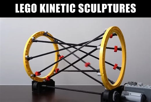 LEGO Kinetic Sculptures Created by Brick Experiment Channel https://tinyurl.com/2l3vq7f3 | Beyond the Brick