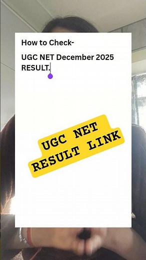 UGC NET Result OUT 🔥 | Result Kaise Check Kare Step by Step #ugcnet #ugcnetresult #ugcnetdec2025