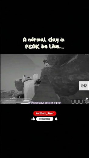 Gravity is My Biggest Enemy in PEAK 😭 #gaming #peak #shorts #peakgame #climbing