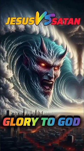 Jesus vs Satan: Who's Stronger?🌬️🌪️🌀🌊👑🆚👹💪💪✊✊👊📽️🤳