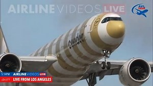 Earlier today, runway 24R at LAX buzzed with consecutive heavy arrivals and takeoffs during Airline Videos Live. Relive the thrill from today's broadcast! #airlinevideoslive #airlinevideos #laxairport #aviation #aviationgeek #airplanes #avgeek #aviationlovers | AIRLINE VIDEOS