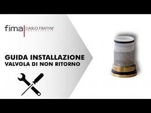 TUTORIAL - COME SOSTITUIRE VALVOLE DI NON RITORNO