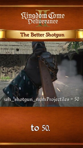 Console Commands for a Better Shotgun #kcd2