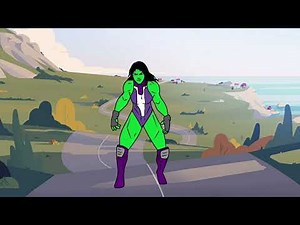 The Hulk and She Hulk Transformation Animated