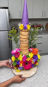 Easy donut tower for any party 🥳 | The Pun Guys