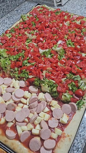 Best ever Focaccia Pizza! #homemade | Sandra BV