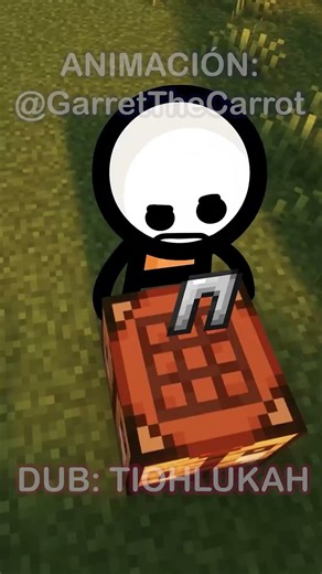 CUANDO HACES SHIFT+CLICK POR ACCIDENTE - GARRETTTHECARROT FANDUB EN ESPAÑOL #minecraft