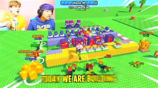 Spending $990,850,592 For The SAFEST BASE In ROBLOX BUILD UR BASE!? #lankybox #new #viral #video #roblox #gaming | LankyBox Gaming