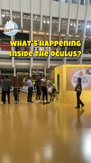 12K views · 155 reactions | You never know what’s happening inside the Oculus!  Renee from Tours by Foot NYC finds pop-up chocolate tastings and a Madame Tussauds Latin Legends exhibit — proof that there’s always something new to discover in Lower Manhattan. #nyc #oculus #lowermanhattan | Tours by Foot - New York City | Facebook