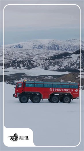 Heading to Iceland? 🇮🇸 Join our next tour on top of Langjökull Glacier and step inside a real ice cave, one of Iceland’s most powerful natural wonders ⛰️ Ride in the iconic Sleipnir Glacier Truck and experience the glacier in a truly unforgettable way. ✔️ Free cancellation up to 24 hours before the event ✔️ Easy and fast booking See you onboard Sleipnir Glacier truck! | Sleipnir Tours