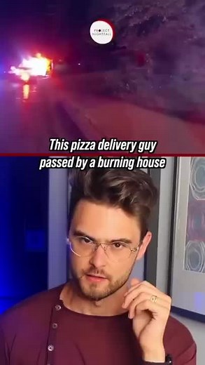 This pizza delivery guy went inside a burning house and saved 4 children! 🙌 #projectnightfall #hero #superhero #inspiration #rescue #fire #heroes | Project Nightfall