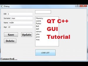 Mind Luster - Learn QT C GUI Tutorial 18 How to Link QListView with sqlite Database values