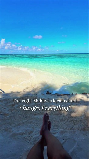 Maldives local islands hit different