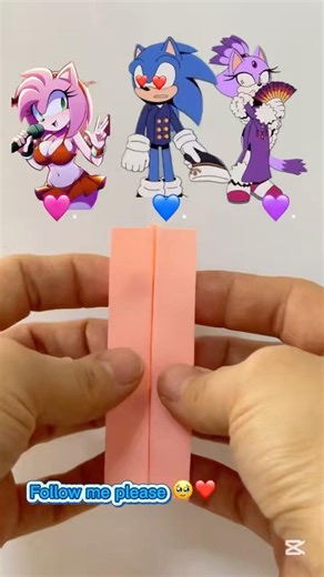 BLAZE looks jealous.👀SONIC x AMY x BLAZE. #sonicthehedgehog #sonic3#guess#sonic #shorts