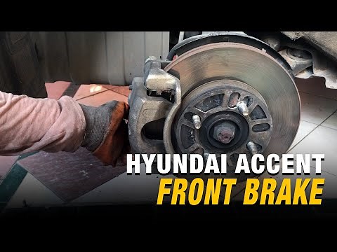 How to Install or Replace Front Brake Pads | Hyundai Accent