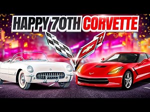 Corvette Turns 70! From Classic C1 to Modern C8