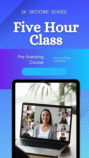 5 Hour Class Complete your per-licensing course certificate with a...