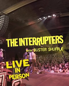 Bristol! We're comin to play O2 Academy on 4th February with special guests Buster Shuffle!! ❤️🇬🇧 Tix are on sale now 🙏🔥 | The Interrupters