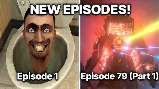 Skibidi Toilet 1 - 79 (part 1) All Episodes