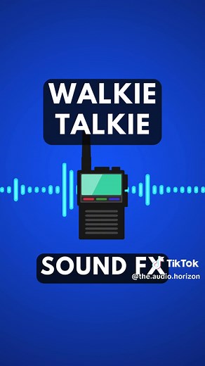 Walkie Talkie Sound FX (NO Copyright) More sound effects on YouTube #soundeffects #soundfx #sounddesign #filmmaking #walkietalkie