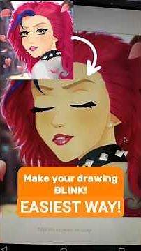 Make drawings blink in 20 minutes, NO SKILLS NEEDED, NO AI! #animation #flipaclip #tutorial