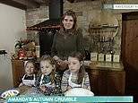 Our Yorkshire Farm Amanda Owen prepares a delicious fruit crumble with daughters