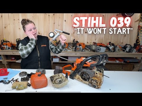 Sitting Still For Years: Stihl 039 Chainsaw Diagnosis