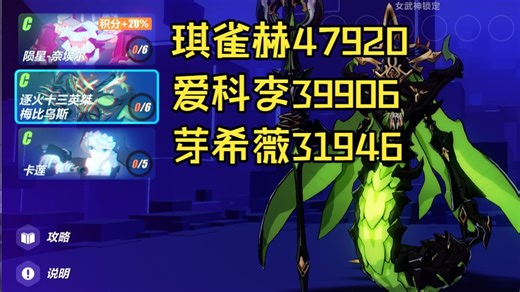 S德全S01琪雀赫奈埃尔47920 爱科李梅比乌斯39906 芽希薇卡莲31946