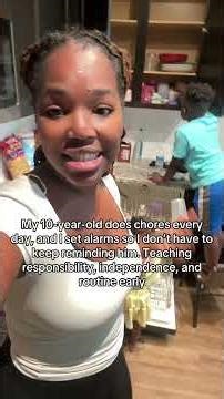When your 10 year old do chores daily 😎
