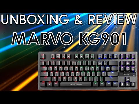 Cea mai BUNA si IEFTINA tastatura MECANICA - Marvo KG901 REVIEW