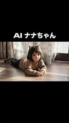 ナナちゃんを、AIで擬人化してみました。