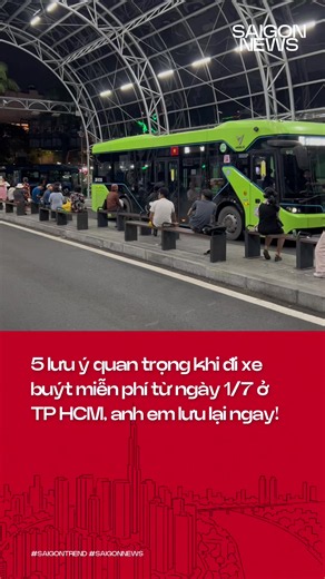 Miễn phí xe buýt TPHCM: 134 tuyến và lộ trình (gợi ý dưới comment)