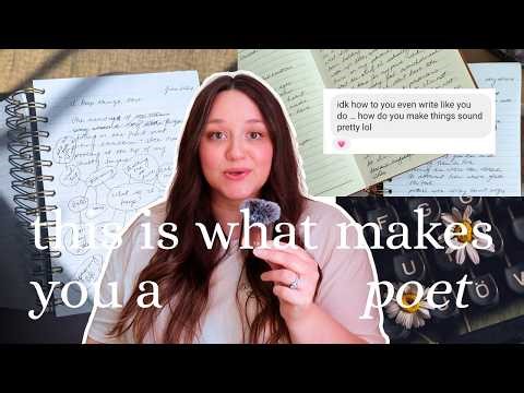 how to find your writing style & poetic voice (POETRY EDITION) 📝✨