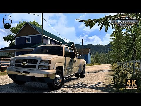 DN Modding Chevrolet Silverado 2005 Mod Review | Customization and test drive | Texas run | ATS 1.54