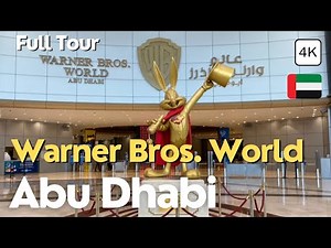 Warner Bros. World Abu Dhabi Theme Park Walking Tour in 4K