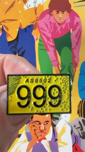 999 Pin Badge available from our website NOW www.punkpinbadges.com | Punk Pin Badges