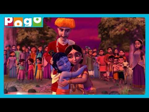 A Little Hero with a Divine Twist!😀✨| Little Krishna🪈| Cartoon Stories in English💙| ‪@PogoChannel‬​