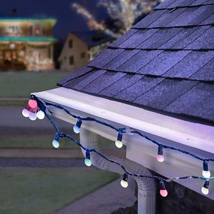 Curious how you can hang 🎄 Christmas Lights with your Gutter Protection? We have a whole sack of ideas! https://gutte.rs/38d1RJZ | LeafFilter Gutter Protection