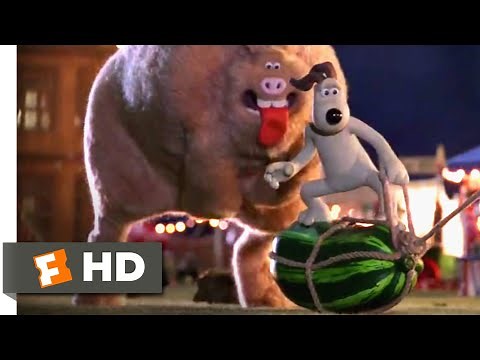 Wallace & Gromit: The Curse of the Were-Rabbit (2005) - Rabbit Bait Scene (8/10) | Movieclips