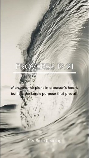 Proverbs 19:21 (NIV Bible Reading) #bibleaudio #biblereading #proverbs