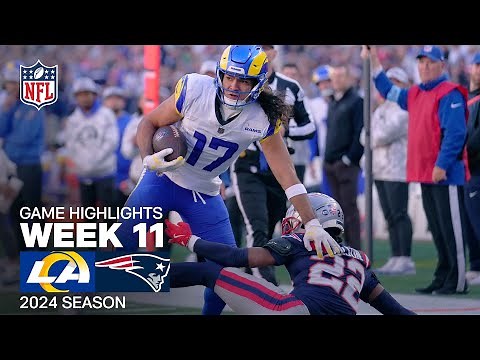 Los Angeles Rams vs. New England Patriots Game Highlights | NFL 2024 Season Week 11