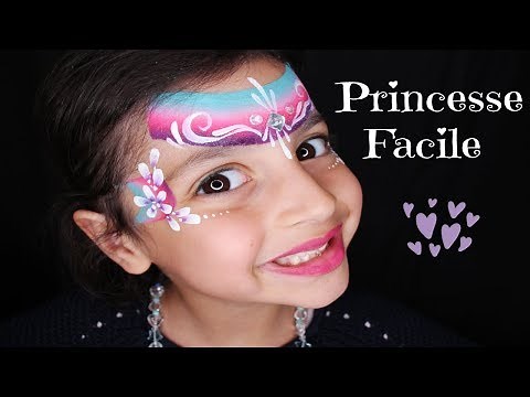 Tutoriel Maquillage enfant - Princesse rapide / Tutorial face painting quick Princess