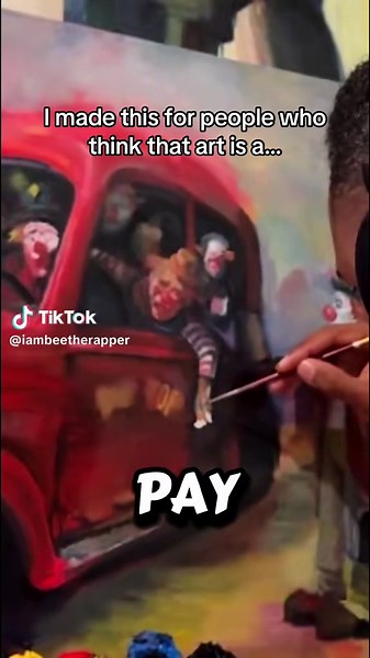 I made this for people who think art is a scam. And honestly, sometimes it is. If you paid me thousands of dollars and I handed you a painting that had nothing to do with you—your symbols, your story, what you’ve built, the people you’ve built it with, or what you’ve lived through—you’d have every right to question its value. Because the purpose of a commissioned painting isn’t just to give you something expensive to hang on a wall. It should help you see yourself differently. It should help oth